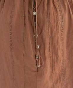 White Closet CLOTHING Elke Top - Chocolate