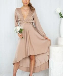 Esther Luxe Bryleigh Dress - Mocha DRESSES