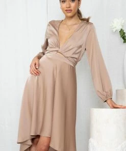 Esther Luxe Bryleigh Dress - Mocha DRESSES