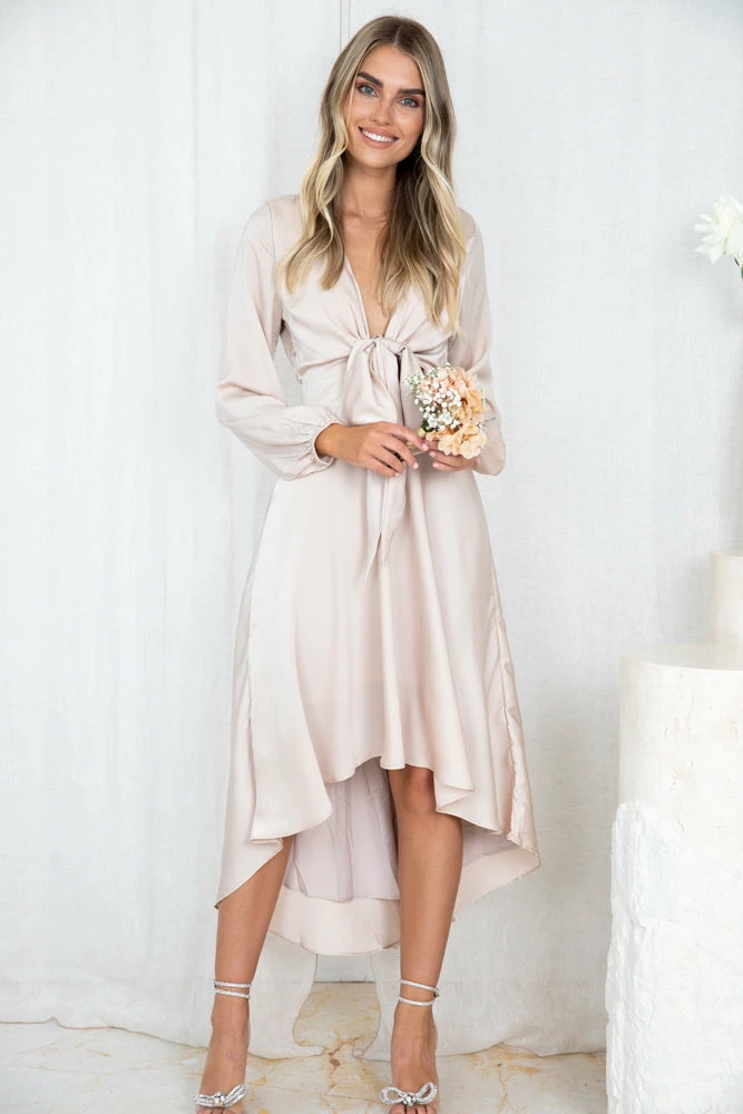 Esther Luxe Bryleigh Dress - Champagne 3 Esther Luxe Bryleigh Dress - Champagne