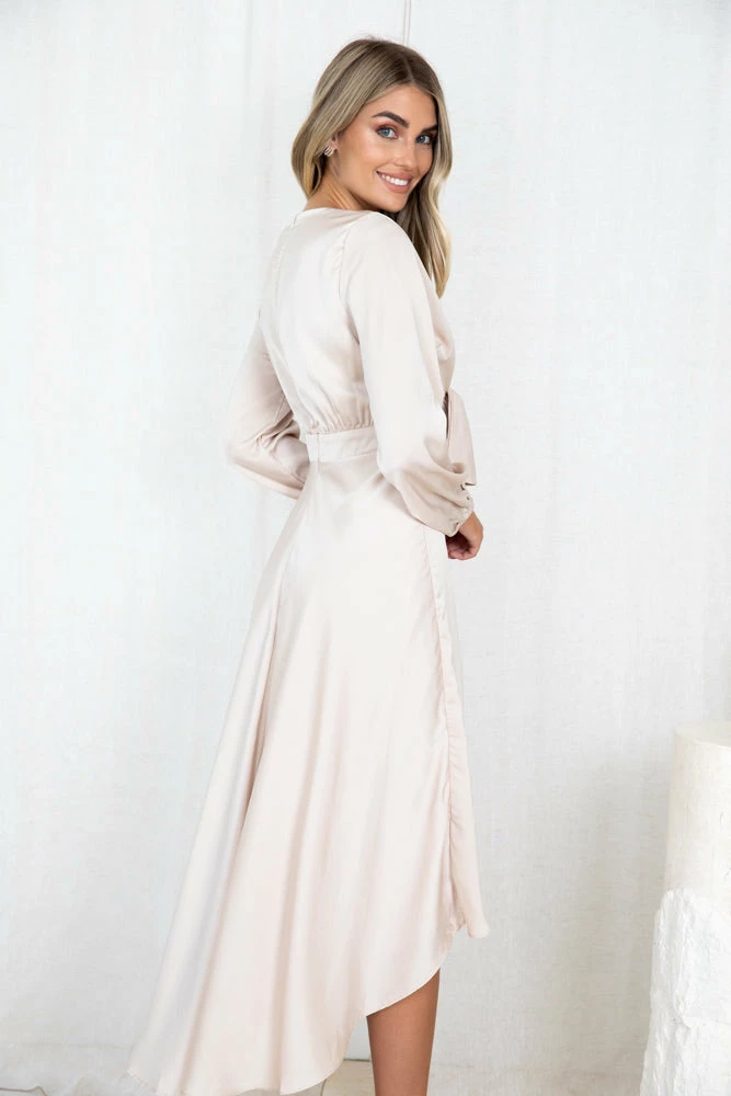 Esther Luxe Bryleigh Dress - Champagne 5 Esther Luxe Bryleigh Dress - Champagne