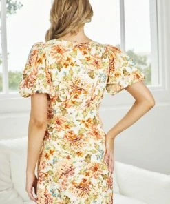White Closet Mercedes Dress - Floral DRESSES