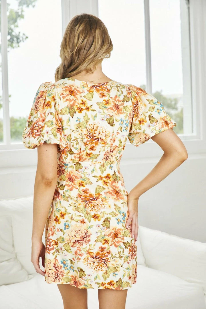 White Closet Mercedes Dress - Floral DRESSES 4 White Closet Mercedes Dress - Floral DRESSES