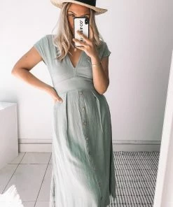 Style Box Plentiful Dress - Sage DRESSES