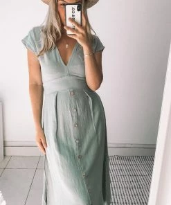 Style Box Plentiful Dress - Sage DRESSES