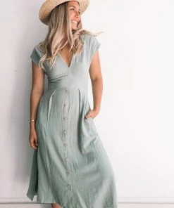 Style Box Plentiful Dress - Sage DRESSES