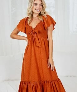 WeLove Fashion Kilian Dress - Tan