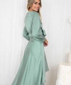 Esther Luxe DRESSES Bryleigh Dress - Sage