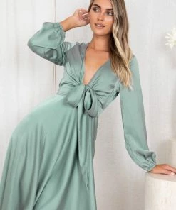 Esther Luxe DRESSES Bryleigh Dress - Sage