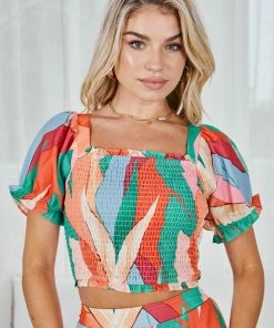Desire Lamar Top - Multi CLOTHING