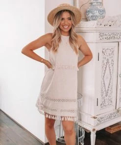 Sassy Hills Fashion Ariana Dress - Beige 8 Sassy Hills Fashion Ariana Dress - Beige