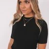 Sunny Girl Micah Top - Black