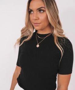 Sunny Girl Micah Top - Black