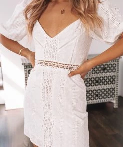 Sasha Clothing Gwen Dress - White DRESSES