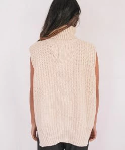 YH & Co (Chloe Yip) Emmeline Knit - Beige CLOTHING