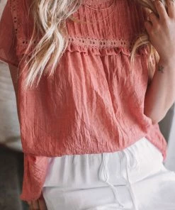 Rock Denim Hondura Top - Rust