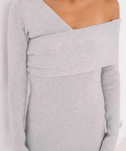 Dream House Claretta Dress - Grey Maternity Dresses