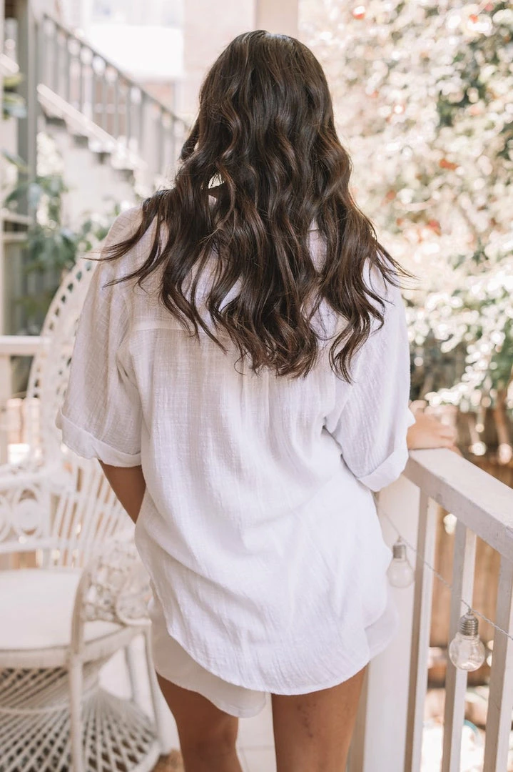 Desire Fraise Top - White Maternity Dresses 4 Desire Fraise Top - White Maternity Dresses