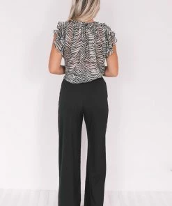 Style State CLOTHING Maliyah Pants - Black