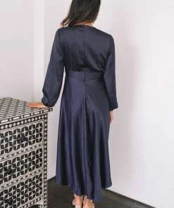 Esther Luxe DRESSES Bryleigh Dress - Navy