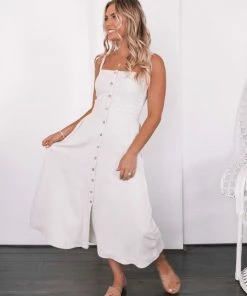 Style Box DRESSES Lindsay Dress - Beige