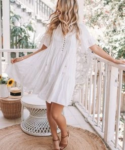 WeLove Fashion Cedar Dress - White DRESSES