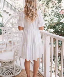 WeLove Fashion Cedar Dress - White DRESSES