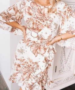 Willo Fashion DRESSES Adelina Dress - White Print