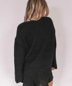New U Collection CLOTHING Pamina Cardigan - Black