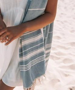 Alibaba Turkish Towel - Dark Blue ACCESSORIES