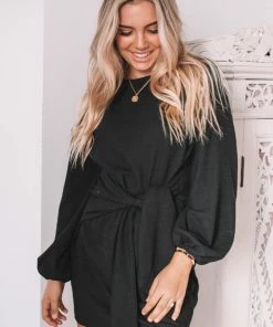 Kaarlo Fashion Pty Ltd Lanie Dress - Black DRESSES