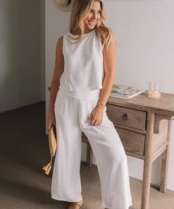 Style Box Lighthouse Pants - White CLOTHING 11 Style Box Lighthouse Pants - White CLOTHING