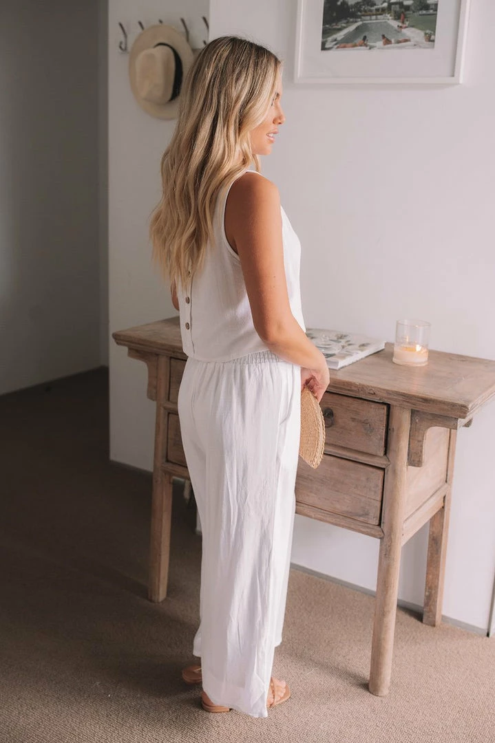 Style Box Lighthouse Pants - White CLOTHING 5 Style Box Lighthouse Pants - White CLOTHING