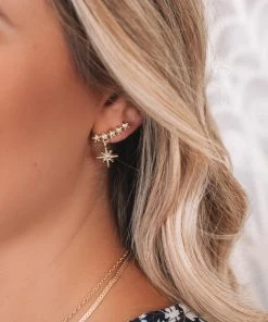 Your Accessory Shop ACCESSORIES Ayla Star Earrings - Gold