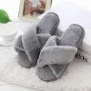 Alibaba Fluffy Slippers - Grey Maternity Dresses