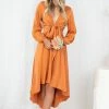 Esther Luxe Bryleigh Dress - Rust