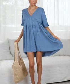 HQ Fashion DRESSES Remedy Dress - Blue