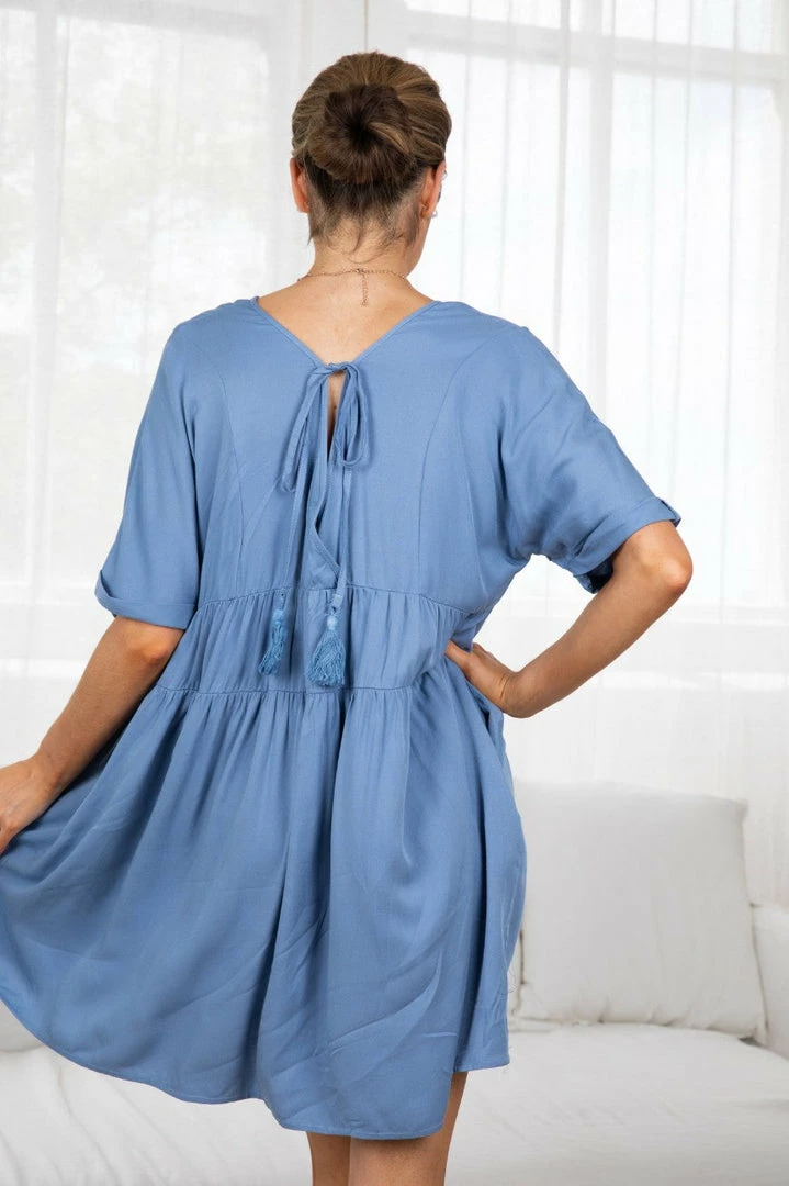 HQ Fashion DRESSES Remedy Dress - Blue 5 HQ Fashion DRESSES Remedy Dress - Blue