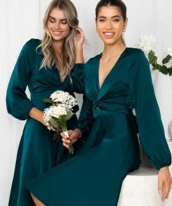 Esther Luxe Bryleigh Dress - Emerald