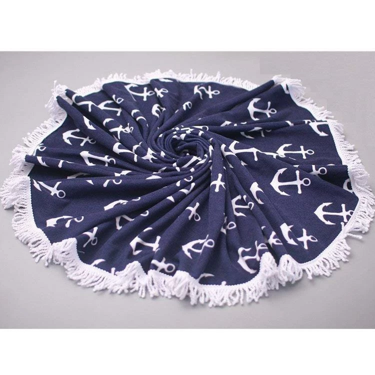 Alibaba ACCESSORIES Anchor Towel - Blue Print 5 Alibaba ACCESSORIES Anchor Towel - Blue Print