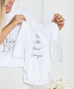 Worldchine Be Hers Baby Onesie - White