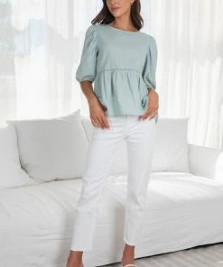Souvere CLOTHING Aceline Jeans - White