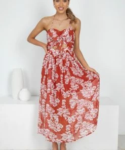 Kaarlo Fashion Pty Ltd DRESSES Kacie Dress - Rust