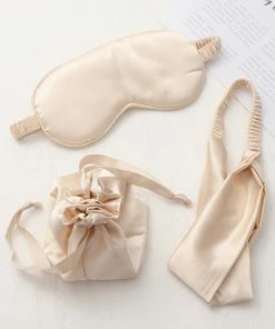 Alibaba Satin Eye Mask Pack - Champagne