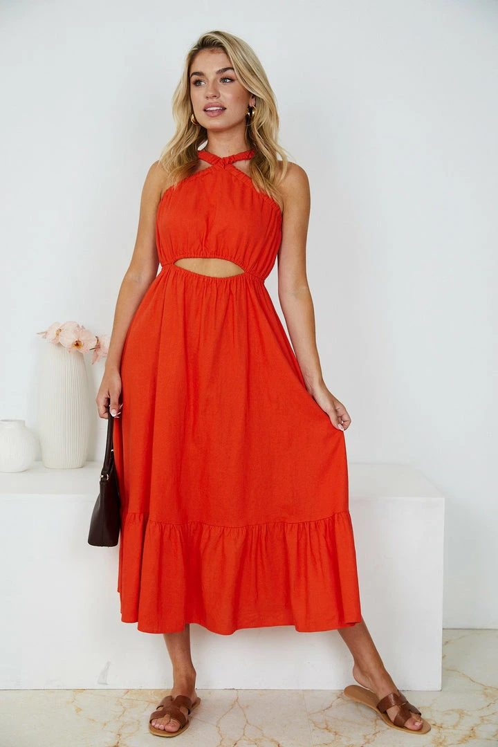 My Girl Novia Dress - Orange 3 My Girl Novia Dress - Orange