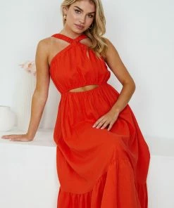My Girl Novia Dress - Orange 10 My Girl Novia Dress - Orange