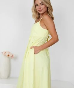 Bubblegum Clothing Rigga Dress - Yellow DRESSES