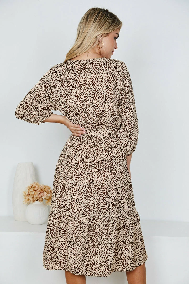 HQ Fashion Nguyen Dress - Leopard Print DRESSES 5 HQ Fashion Nguyen Dress - Leopard Print DRESSES