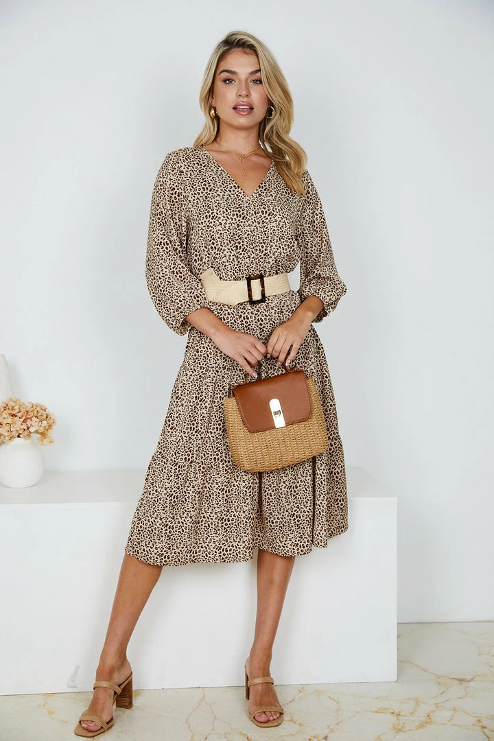 HQ Fashion Nguyen Dress - Leopard Print DRESSES 6 HQ Fashion Nguyen Dress - Leopard Print DRESSES