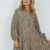 HQ Fashion Sandoval Dress - Leopard Print